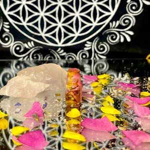 Spell jar necklace for self love